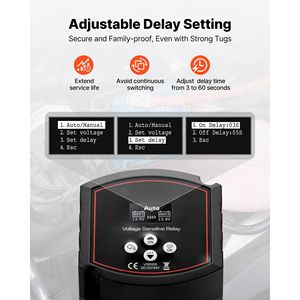 Isolatore di Batteria Doppio 12V 300 Amp con Schermo LCD Intelligente, Relè Sensibile alla Tensione VSR Manuale/Automatico, Gestione Intelligente della Batteria (BMS) - Product Image 2