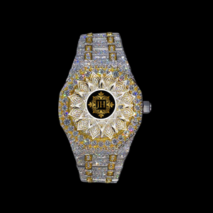 Best Quality Fashion Moissanite Diamond Watch for Women Luxury Crystal Studded <b>Wristwatch</b> with Elegant Design Available For Sale - Product Image 4