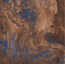 Azulejos de Porcelana con Efecto Mármol Piedra Marrón Letish, Acabado Brillante, 600x600mm, Textura de Imitación de Piedra, Uso Interior, Antibacteriano - Product Image 2