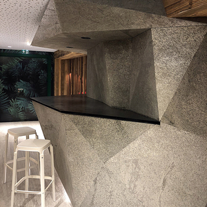 Paneles de Piedra Delgada Grin Light Silver Shine Slate Veneer, Acabado Texturizado Natural, Revestimiento Decorativo Moderno, Duradero y Ecológico - Product Image 6