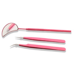 3PCS <b>Lash</b> Lift Tool Set with <b>Lash</b> Mirror Y <b>Comb</b> Lifting Tool and Precision Eyelash Tweezers for Salon Professionals - Product Image 2