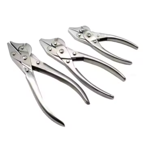 Ensemble de pinces chirurgicales 3 pièces en acier inoxydable – Pinces chirurgicales orthopédiques allemandes à action torsionnelle parallèle, pliantes et verrouillables - Product Image 1