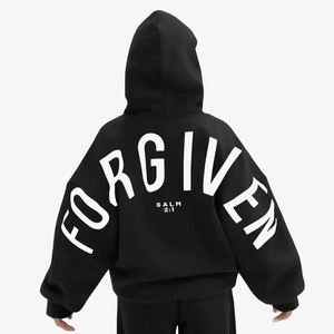 Sudadera con Capucha Personalizada con Logotipo Estampado en la Espalda, de Alta Calidad, Estilo Urbano, 400 g/m², 100% Algodón, Felpa Gruesa, Corte Regular, Unisex - Product Image 1