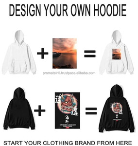 Custom Newest Fashion Full <b>Zip</b> up Fleece Eco-Friendly Heavyweight Cotton Blend Hoodie with Custom Logo 3D for for Men - Product Image 5