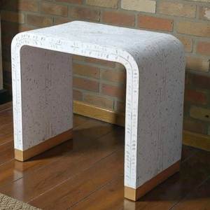Mesa Consola Moderna con Incrustaciones de Hueso, Mueble Decorativo con Patrón Geométrico para la Entrada, Pasillo o Sala de Estar de un Hogar Contemporáneo - Product Image 6