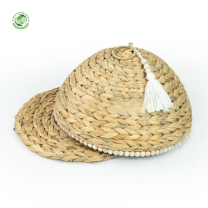 Tablecloth with beaded border in black or white Kitchenware and table decoration Wholesale eco-friendly Made in Vietnam - Product Image 4