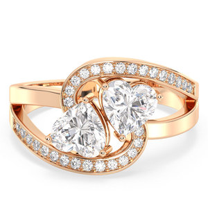 REYES Original Design 1.72 Carat Heart Shape Moissanite <b>Rings</b> in <b>925</b> Sterling <b>Silver</b> Engagement Wedding Fine Jewelry For Women - Product Image 2