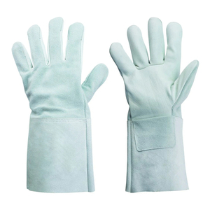 Gants de soudage personnalisés en cuir de vachette de qualité supérieure, paume renforcée, protection thermique, fabrication OEM ODM, vente en gros - Product Image 1