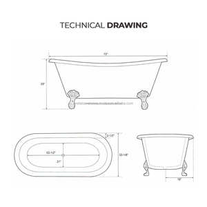 Bañera Inflable de Cobre Puro Altamente Pulida con Tapa, Diseño Moderno y Ecológico - Product Image 5
