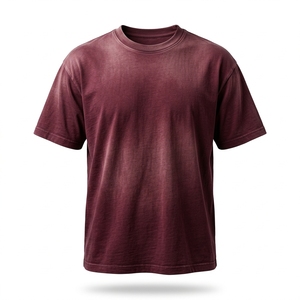 T-shirt à manches courtes pour homme, coupe ample, respirant, écologique, 100% coton, style hip-hop, fabrication OEM, étiquette privée - Product Image 1