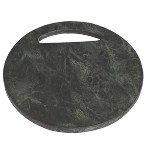 Tabla de cortar cuadrada de mármol negro con asa, sostenible, de 1.5 cm de grosor, apta para lavavajillas, para uso doméstico en la cocina. - Product Image 1