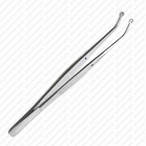 Pinzas de sutura de tejido de maíz de calidad premium, curvadas, de acero inoxidable, para sutura dental, pinzas quirúrgicas manuales para dentistas, con certificación CE - Product Image 6