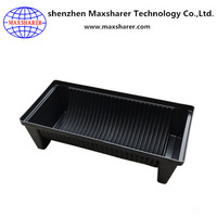 Boîte de support de stockage de bobine SMT ESD SMD en plastique noir de haute qualité