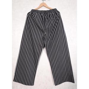 Cotton <b>Stripe</b> Pajama Pants for <b>Women</b>, Lightweight Casual <b>Trousers</b>, Relaxed Fit Lounge Wear and Sleepwear - Product Image 1
