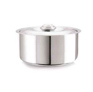 Boîte de conservation en acier inoxydable de qualité alimentaire avec couvercle hermétique, pot à gratin rond artisanal de qualité supérieure - Product Image 4