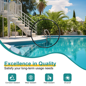 Junta tórica P61733/P6025 compatible con accesorios para piscinas <span class=keywords><strong>Bestway</strong></span> Flowclear, junta de repuesto para <span class=keywords><strong>bomba</strong></span> de filtro de piscina (2 piezas) - Product Image 3