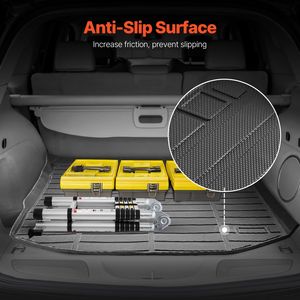 Tappetino per Bagagliaio su Misura per Jeep Grand Cherokee 2011-2021, Protezione TPE Nera Compatibile con SUV 2011-2021 - Product Image 6