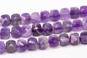 Perles d'améthyste de 5 mm, facettées, de qualité supérieure, pierres précieuses naturelles authentiques, perles en vrac, options de lots en gros - Product Image 6