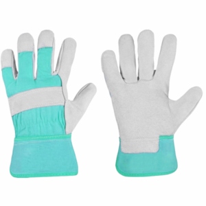 ถุงมือหนังวัวแท้คุณภาพสูงสำหรับงานหนัก ทนทาน ป้องกันไฟ ขนาด 11 ออนซ์ พร้อมสายรัดข้อมือเพื่อความปลอดภัย - Product Image 3