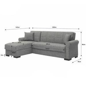 Modern Fresh Fabric Folding <b>Sofa</b> Bed <b>for</b> <b>Small</b> Family <b>for</b> Hotel Living Room & <b>Bedroom</b> Apartment Rental Use - Product Image 1