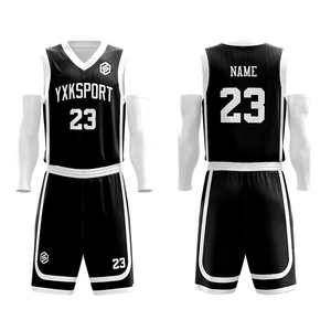 Maillots de basketball en gros 2026 – Respirants, légers, 100 % polyester, imprimés, col en V, sans manches, pour équipes professionnelles - Product Image 4