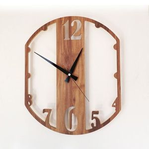 Sustainable Wooden <b>Clock</b> Eco Friendly Wall Hanging <b>Clock</b> Handmade Wood Decor Item for Home Office Hotel Restaurant - Product Image 3
