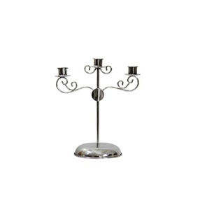 Factory Direct Suppliers Modern 5 Arm Candelabra <b>Silver</b> Metal <b>Candlestick</b> Stand Wedding Dinner Table Decor Centerpiece - Product Image 3