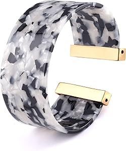 Vintage Style Resin Bangles Chunky Stack Daily Wear Party Festive Handmade Retro Jewelry Lucite <b>Bracelet</b> Accessory Hand Cuff - Product Image 3