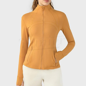 Nouvelle Veste de Yoga pour Femme, Modèle Hiver Réversible avec Fermeture Éclair, Haut de Sport Respirant et Extensible pour Course, Gym et Fitness, Coupe Classique - Product Image 1