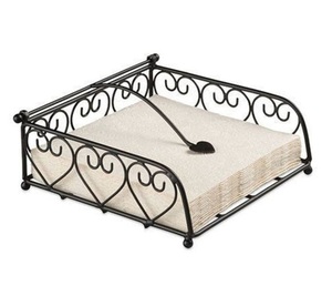 Porte-serviettes carré en métal moderne et créatif de style européen avec bras lesté pour la cuisine, la voiture, la maison et les événements. - Product Image 3