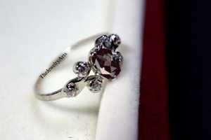 Anillo Ovalado de Alejandrita, Anillo de Compromiso de Plata Maciza con Diamantes, Piedra de Nacimiento de Junio, Piedra que Cambia de Color, Joyería para Aniversario de Bodas - Product Image 4