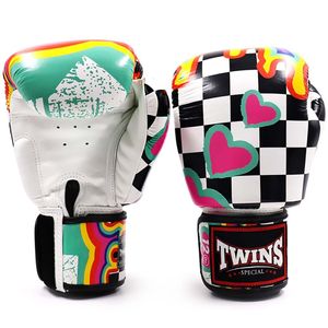 Guantes de Boxeo Profesionales Personalizados, Ligeros, Transpirables, con Protección UV, Hechos con Cuero 100% Original, OEM, con Gancho Impreso Personalizado - Product Image 1