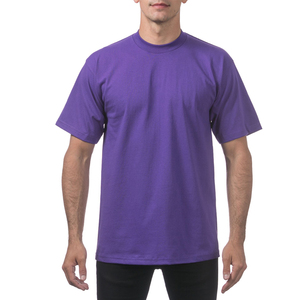 เสื้อยืดคอตตอนพิเศษสำหรับผู้ชาย แบรนด์ของคุณเอง ทรงปกติ เนื้อผ้าหนา แห้งเร็ว ระบายอากาศได้ดี สีพื้น - Product Image 6