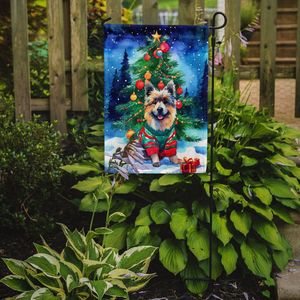 Multicolor Keeshond Christmas <b>Garden</b> <b>Flag</b> Decorative Mailbox <b>Flag</b> and Patio Artwork for Yard & Lawn for Flower Beds - Product Image 2