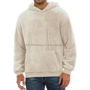 Sudadera con Capucha de Invierno para Hombre de Alta Calidad, Logotipo Personalizado Bordado, Forro Polar Sharpa, Estampado 100% Algodón, Ropa Casual de Calle - Product Image 3
