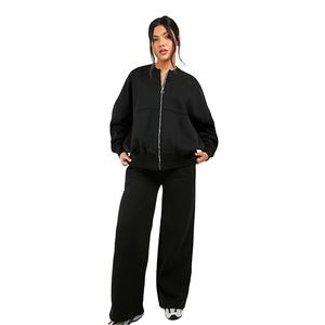 Conjunto Deportivo Casual de Invierno para Mujer, Diseño Personalizado OEM, Superventas, con Cierre Completo, Holgado y Transpirable - Product Image 5