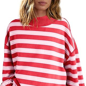 Pull à col roulé pour femme, épais, surdimensionné, doublé en polaire - Product Image 5