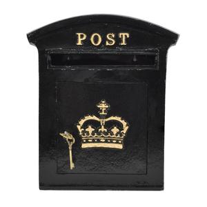 <b>Casted</b> Metal GR Mailbox For Home Metal Crafts Eco Friendly Post Box For Decoration Garden Lawn Farmhouse Decor Weatherproof - Product Image 6