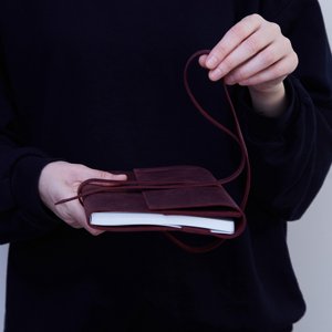 Protège-cahier A5 en cuir véritable style vintage, résistant, anti-odeur, rechargeable, pour journal, étui, organisateur - Product Image 4