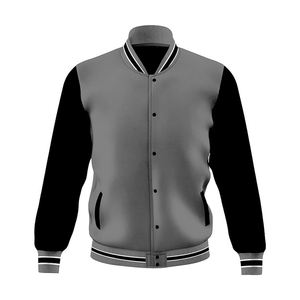 Chaqueta Varsity de Invierno Personalizada con Bordado, a Prueba de Viento, Estilo Hip Hop, Vintage, Deportiva, Oversize, Ecológica - Product Image 1