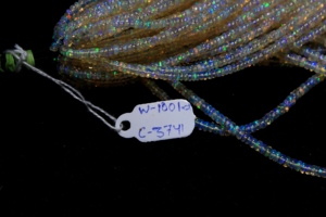 Natural Fire Opal Rondelle Beads Ethiopian Smooth Drilled Loose Multi Color 3-5mm 0.4mm Drill Hole Opal <b>Stone</b> for Jewelry Making - Product Image 4