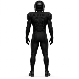 Uniforme de football américain sur mesure, nouveau design, matière polyester respirante, couleur personnalisée avec logo et nom de l'équipe - Product Image 3