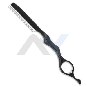 Navajas de Pelo Metálicas de 7 Pulgadas para Cortar el Cabello, Navaja Profesional para Adelgazar y Peinar, para Salón y Hogar, con Logotipo Completamente Impreso con Láser - Product Image 1