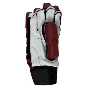 Gants de cricket en cuir synthétique de qualité supérieure pour droitiers et gauchers, protection intégrée contre les chocs, sangle Velcro réglable, adhérence accrue - Product Image 6