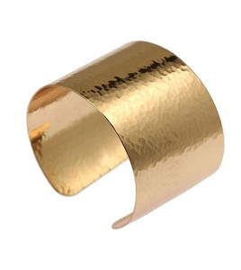 Handmade Vintage Hammered Brass Cuff Stack Wedding Party Festive <b>Adjustable</b> Trendy Boho Chunky Bangle Statement Jewelry <b>Bracelet</b> - Product Image 1