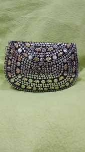 Metal Mosaic Embellished Bags Premium Artisan Handcrafted Evening Clutch Luxury Party Wear Metallic Purses B2B Wholesale - Product Image 4