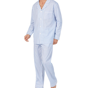 Conjunto de pijama de seda para hombres jóvenes, conjunto de pijama de manga larga, ropa de dormir de lujo de color sólido, conjunto de ropa transpirable para el hogar para hombres. - Product Image 4