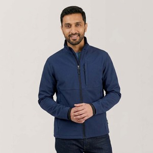 Veste Softshell Hiver 2025 pour Homme avec Logo Personnalisé, Col Montant, Tissu Toile, Poches Avant – Meilleur Prix pour Taille Standard - Product Image 1