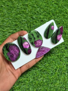 Pierre précieuse Zoisite Rubis Étoilé de haute qualité, meilleur prix, pierre précieuse en vrac, vente en gros, pierre de bijouterie de formes variées - Product Image 6