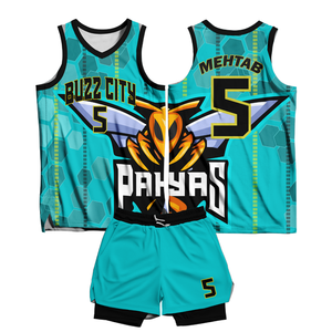 Uniforme de Baloncesto Personalizado de Alta Calidad – Camiseta y Pantalones Cortos Sublimados 100% Poliéster - Product Image 6